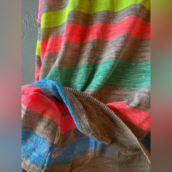 Madewell Striped Long Sleeve Crew Neck ~ Size L - Picture 5 of 5